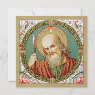 St. Thomas der Apostel (JMAS12) Blank GreetingCard