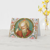 St. Thomas der Apostel (JMAS12) Blank Gruß Karte (Gelbe Blume)