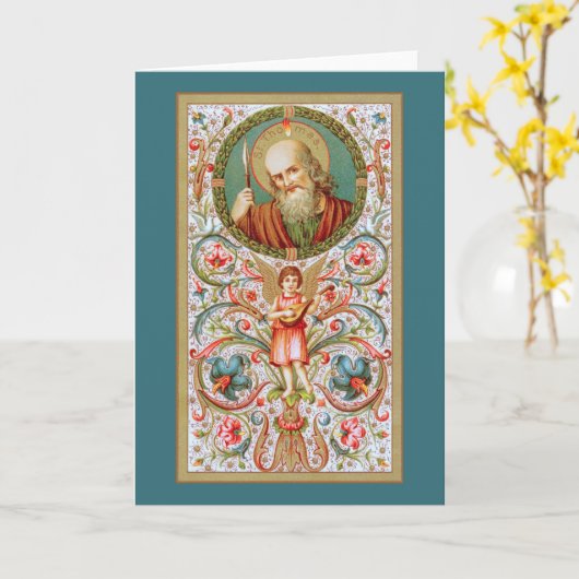 St. Thomas der Apostel (JMAS12) Blank Gruß Karte (Gelbe Blume)