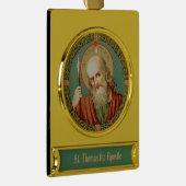 St. Thomas der Apostel (JMAS 12) Banner-Ornament Gold (Rechts)