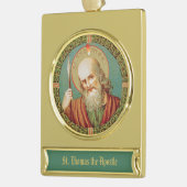 St. Thomas der Apostel (JMAS 12) Banner-Ornament Gold (Links)