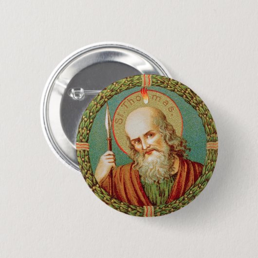 St. Thomas der Apostel (JMAS 12) Button (Vorne & Hinten)