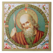 St. Thomas der Apostel (JMAS 12) Fliese (Vorderseite)