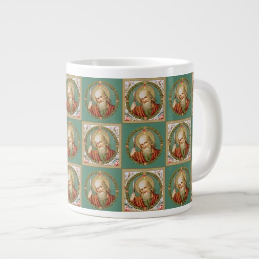 St. Thomas der Apostel (JMAS 12) Jumbo-Tasse (Vorderseite Rechts)