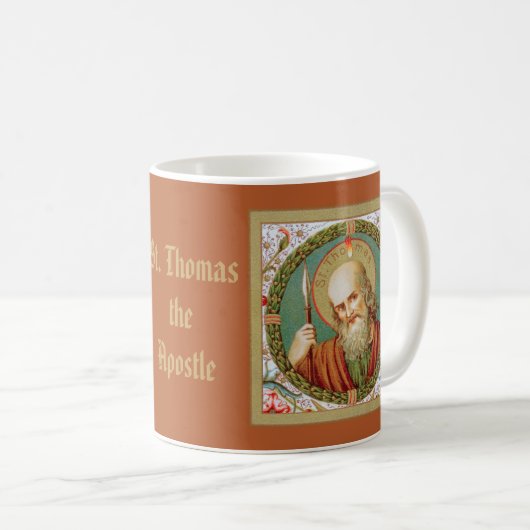 St. Thomas der Apostel (JMAS 12) Kaffeetasse (VorderseiteRechts)