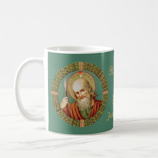 St. Thomas der Apostel (JMAS 12) Kaffeetasse (Links)