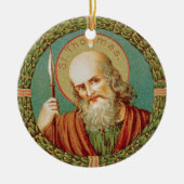 St. Thomas der Apostel (JMAS 12) Keramik Ornament (Vorne)