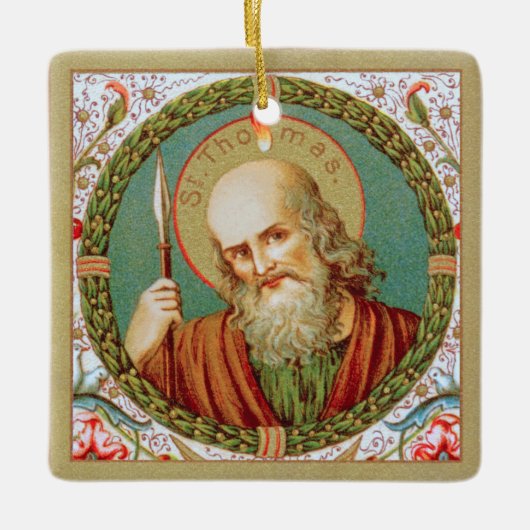 St. Thomas der Apostel (JMAS 12) Keramikornament (Vorderseite)
