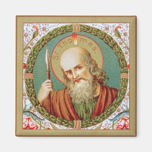 St. Thomas der Apostel (JMAS 12) Magnet (Vorne)
