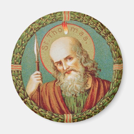 St. Thomas der Apostel (JMAS 12) Magnet (Vorne)