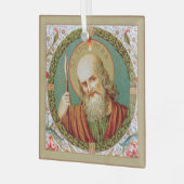 St. Thomas der Apostel (JMAS 12) Ornament Aus Glas (Vorderseite links)