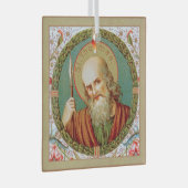 St. Thomas der Apostel (JMAS 12) Ornament Aus Glas (Vorderseite Rechts)