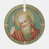 St. Thomas der Apostel (JMAS 12) Ornament Aus Glas (Vorderseite)