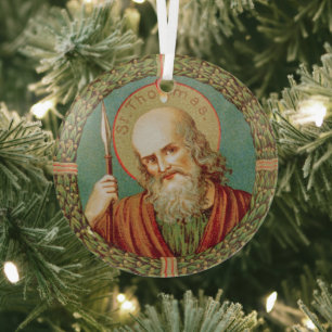 St. Thomas der Apostel (JMAS 12) Ornament Aus Glas