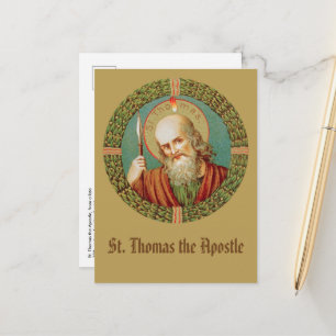 St. Thomas der Apostel (JMAS 12) Postkarte