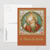 St. Thomas der Apostel (JMAS 12) Postkarte (Vorne/Hinten)