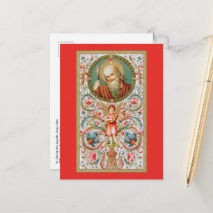 St. Thomas der Apostel (JMAS 12) Postkarte