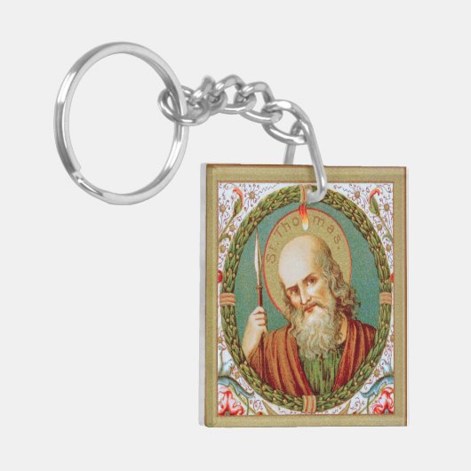 St. Thomas der Apostel (JMAS 12) Schlüsselanhänger (Vorderseite links)