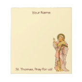 St. Thomas der Apostel (RLS 18) 5,5"x6" Notizblock (Vorderseite)