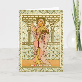 St. Thomas der Apostel (RLS 18) Leere Begrüßung Karte