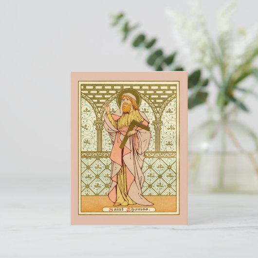 St. Thomas der Apostel (RLS 18) Postkarte (Stehend Vorderseite)