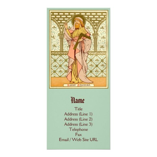 St. Thomas der Apostel (RLS 18) (Stil 1) Werbekarte (Vorne)