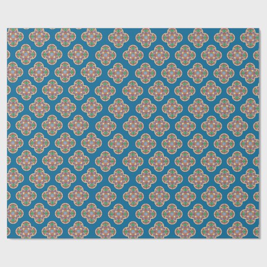 St. Thomas Detail Wrapping Paper Geschenkpapier (Flach)