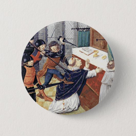 St Thomas ein Haken Button (Vorderseite)