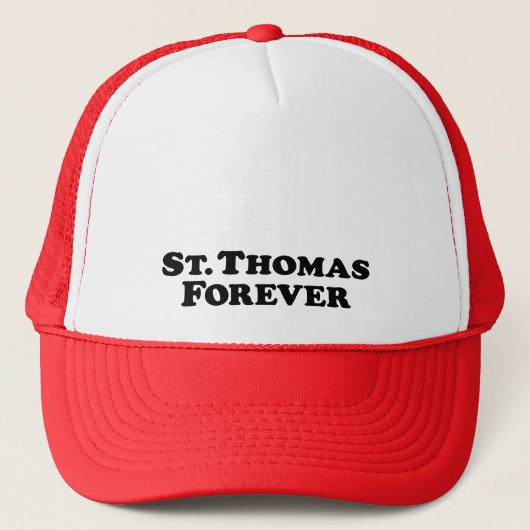 St Thomas für immer - grundlegend Truckerkappe (Vorderseite)