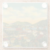 St Thomas Glasuntersetzer (Rückseite)