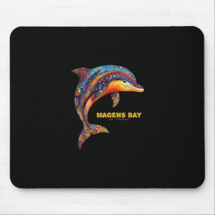 St Thomas Jungferninseln Urlaubsshirt Tril Delfin Mousepad