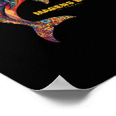 St Thomas Jungferninseln Urlaubsshirt Tril Delfin Poster (Ecke)
