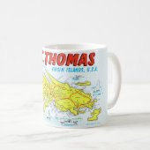 St Thomas Jungfrau Inseln Tasse (VorderseiteRechts)