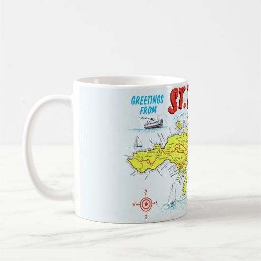 St Thomas Jungfrau Inseln Tasse (Links)