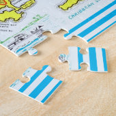 St. Thomas Jungfrau Islands Detaillierte Karte Puzzle (Seite)