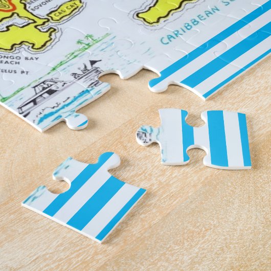 St. Thomas Jungfrau Islands Detaillierte Karte Puzzle (Seite)