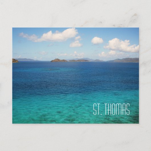 St. Thomas Jungfrau Postcard Postkarte (Vorderseite)