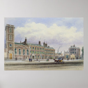 St Thomas Kirche, Southwark, London Poster