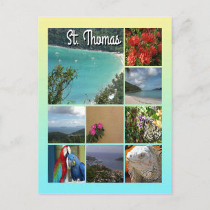 St. Thomas - Landschaftliches FotoCollage 6115 Postkarte