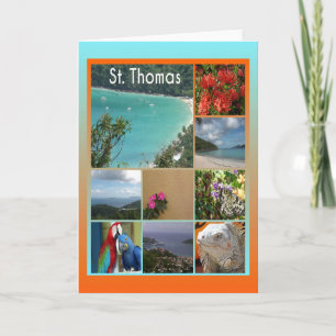 St. Thomas - Landschaftliches FotoCollage 6119 Karte
