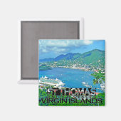 St Thomas Magnet (Vorderseite/Rückseite)