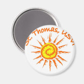 St. Thomas Magnet (Vorderseite/Rückseite)