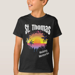 St Thomas Making Erinnerungen Matching Family Vaca T-Shirt
