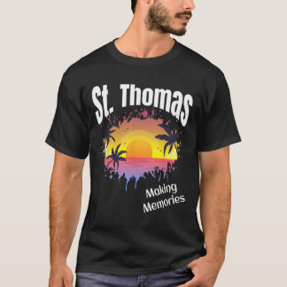 St Thomas Making Erinnerungen Matching Family Vaca T-Shirt