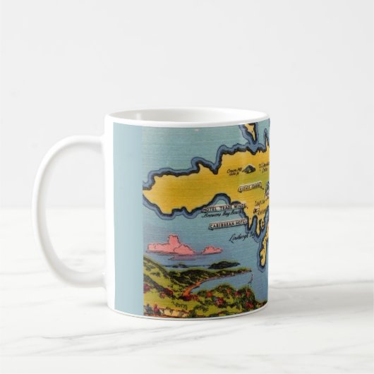 St. Thomas Map Tasse (Links)