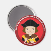 St. Thomas More Magnet (Vorderseite/Rückseite)