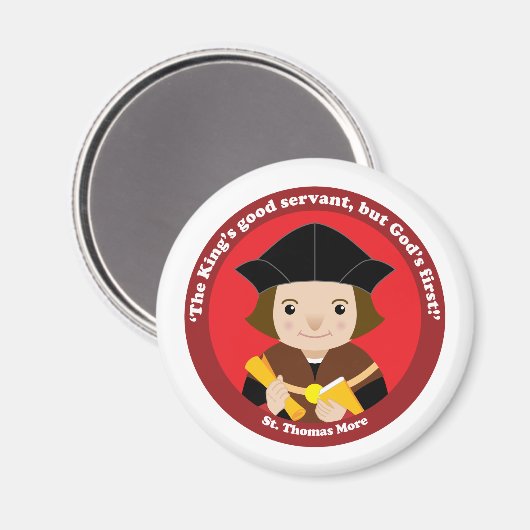 St. Thomas More Magnet (Vorderseite/Rückseite)