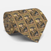 St. Thomas More Porträtgemusterte Krawatte (Gerollt)