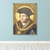 St. Thomas More (SAU 026) 18"x24" Leinwanddruck (Insitu (Holzboden))