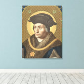 St. Thomas More (SAU 026) 18"x24" Leinwanddruck (Insitu (Holzboden))